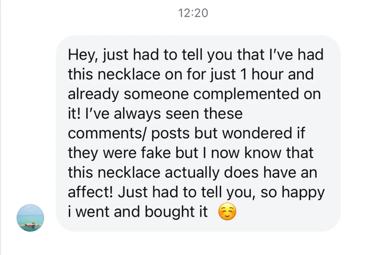Customer comment
