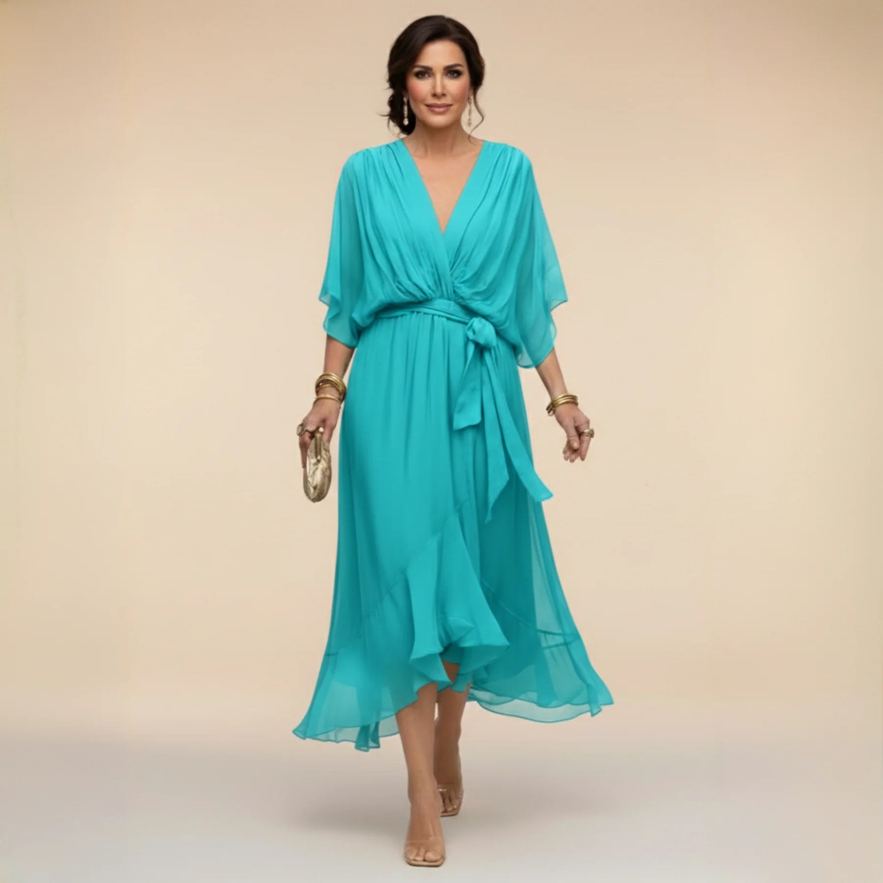 Monica | V-neck dress