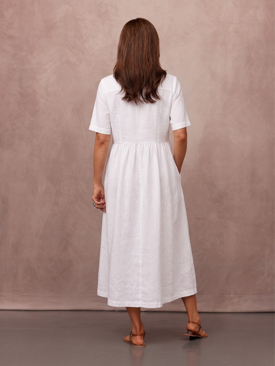 Rhiona Linen Shirt Dress