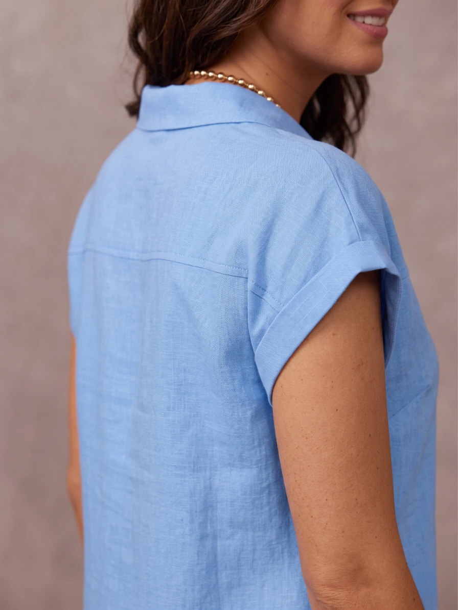 Rhiona Linen Shirt Dress
