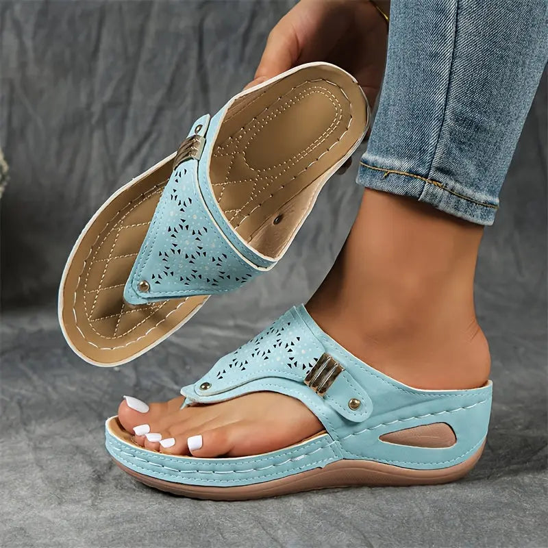 Élodie - wedge toe sandals for women