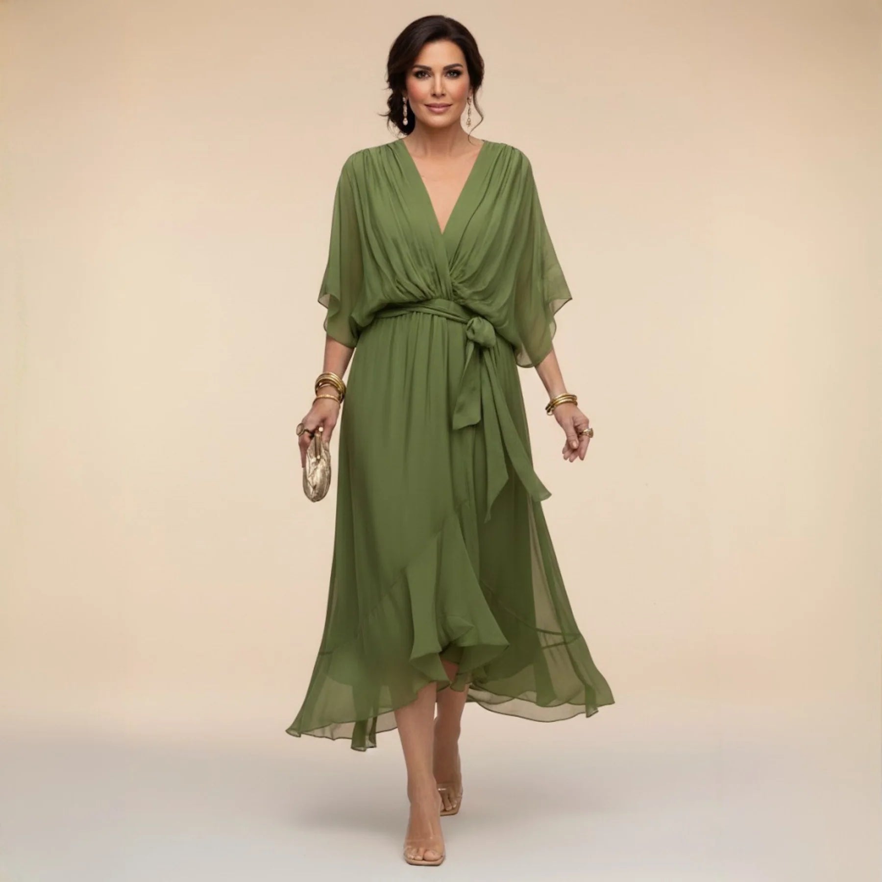 Monica | V-neck dress