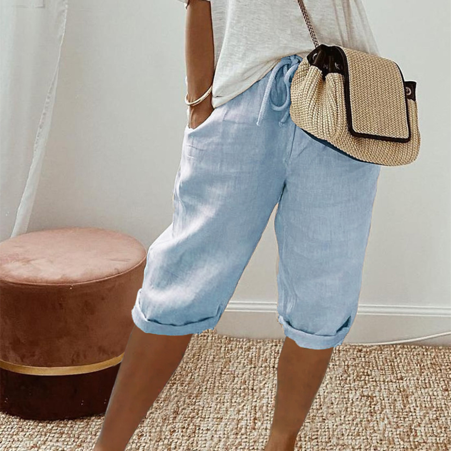 LUI™ – LIGHT COTTON-LINEN SHORTS