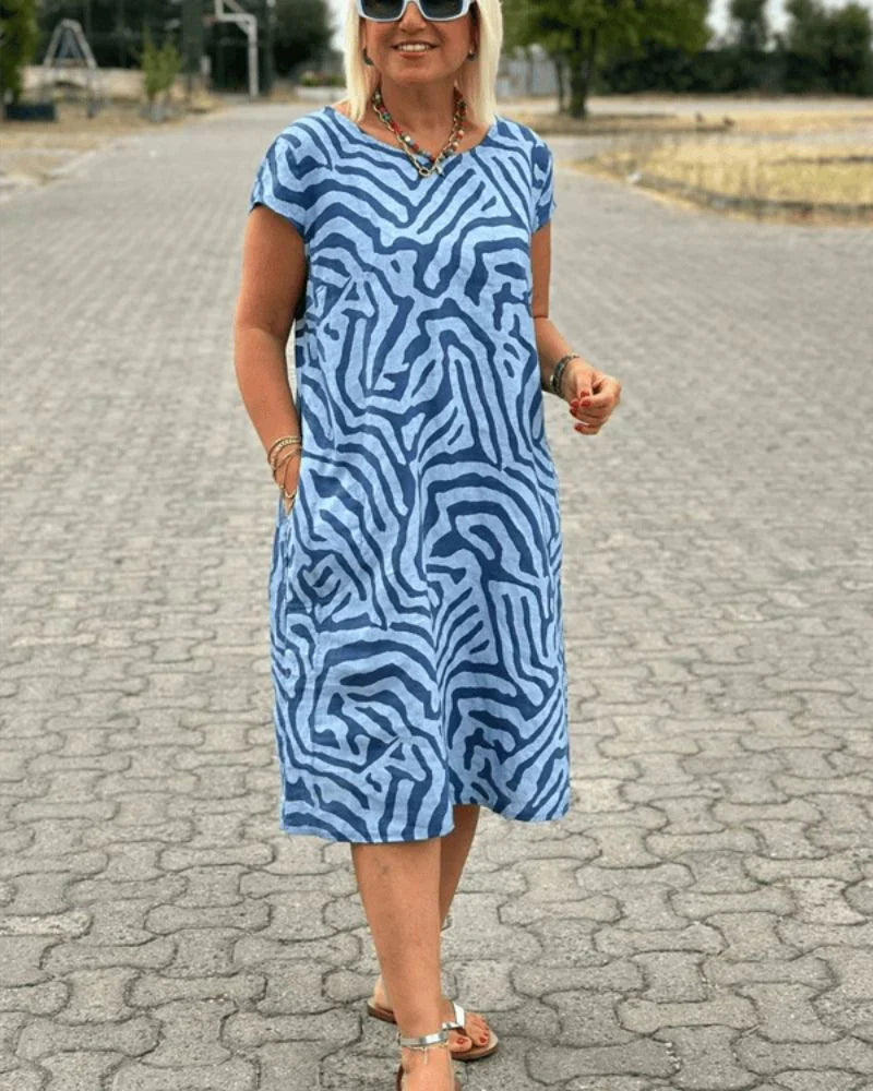 Avanille | round neck dress