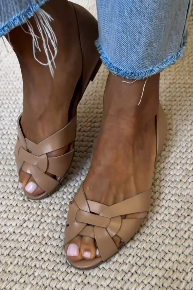 Serafina™ | Nature Braided Sandals