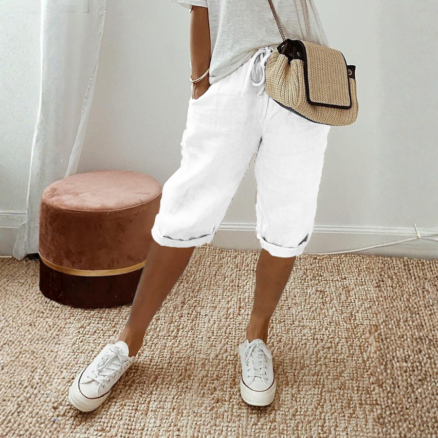 LUI™ – LIGHT COTTON-LINEN SHORTS