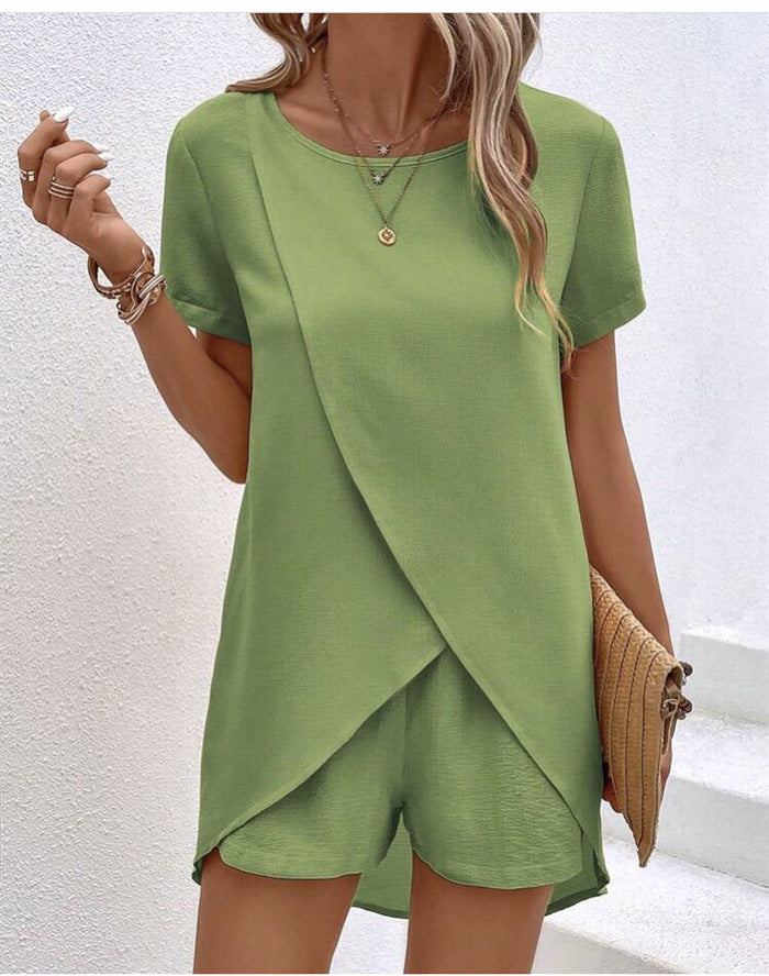 AMALIA™ – Elegant Summer Co-ord Lounge Set