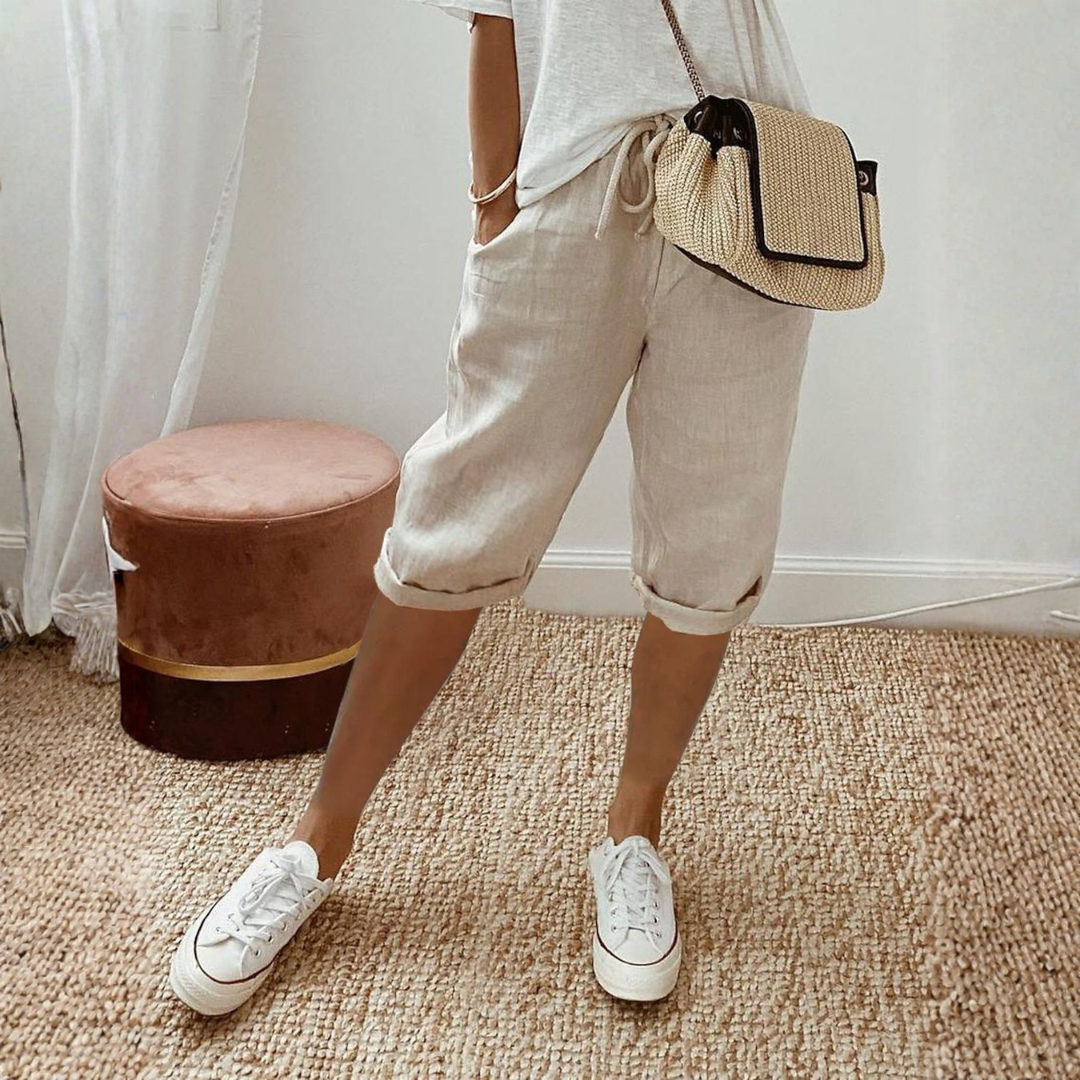 LUI™ – LIGHT COTTON-LINEN SHORTS