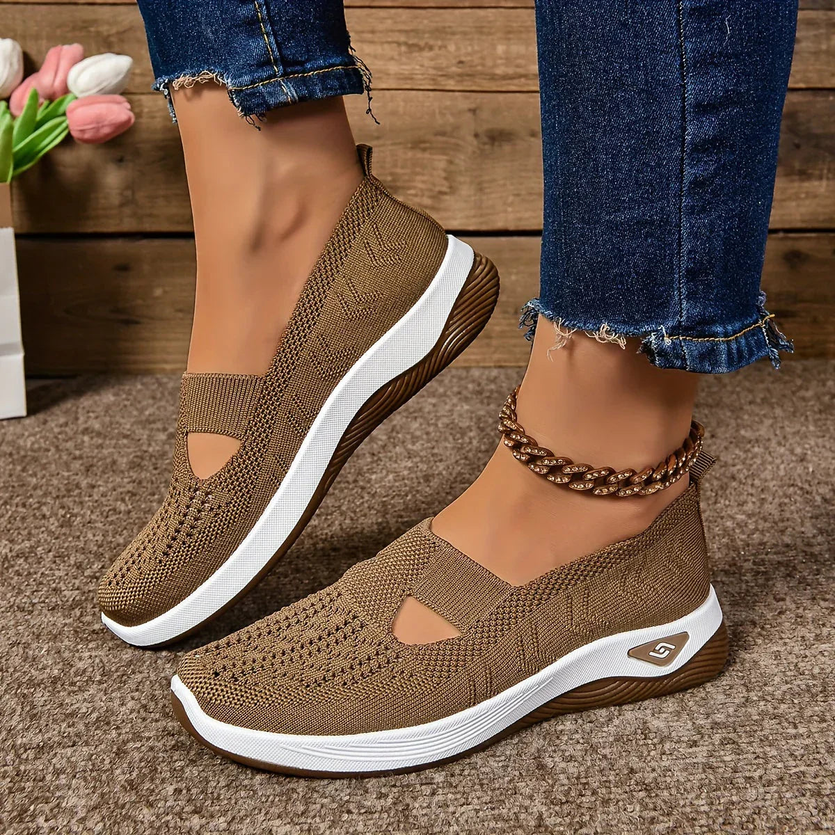 Sense - Orthopedic Casual Breathable Slip-on Trainers