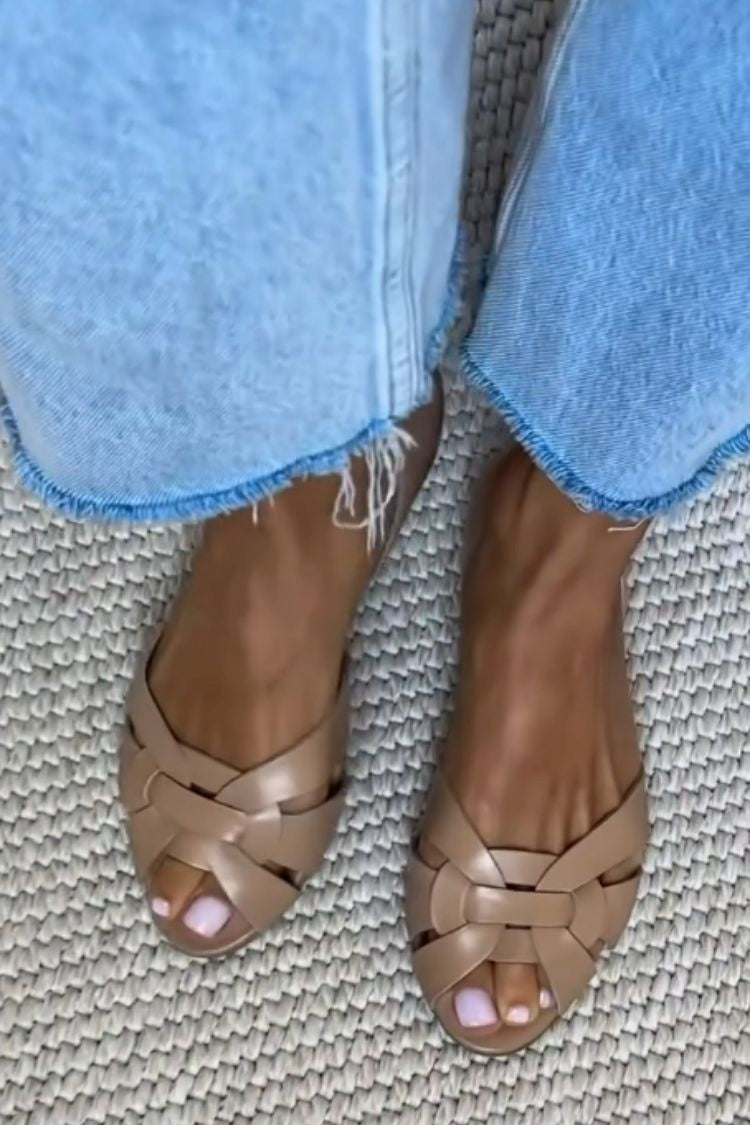 Serafina™ | Nature Braided Sandals