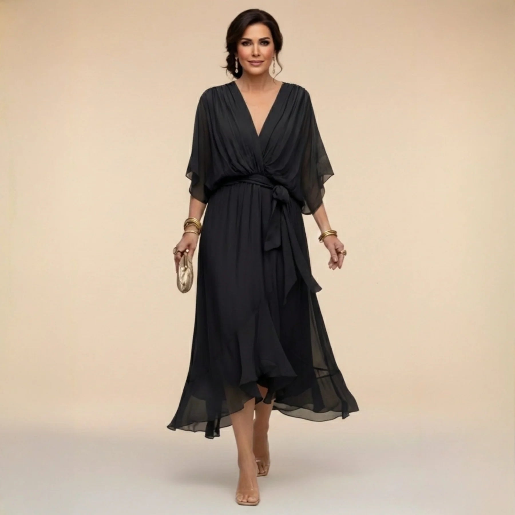 Monica | V-neck dress