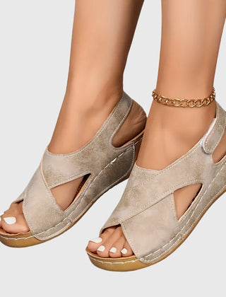 Beige Suede