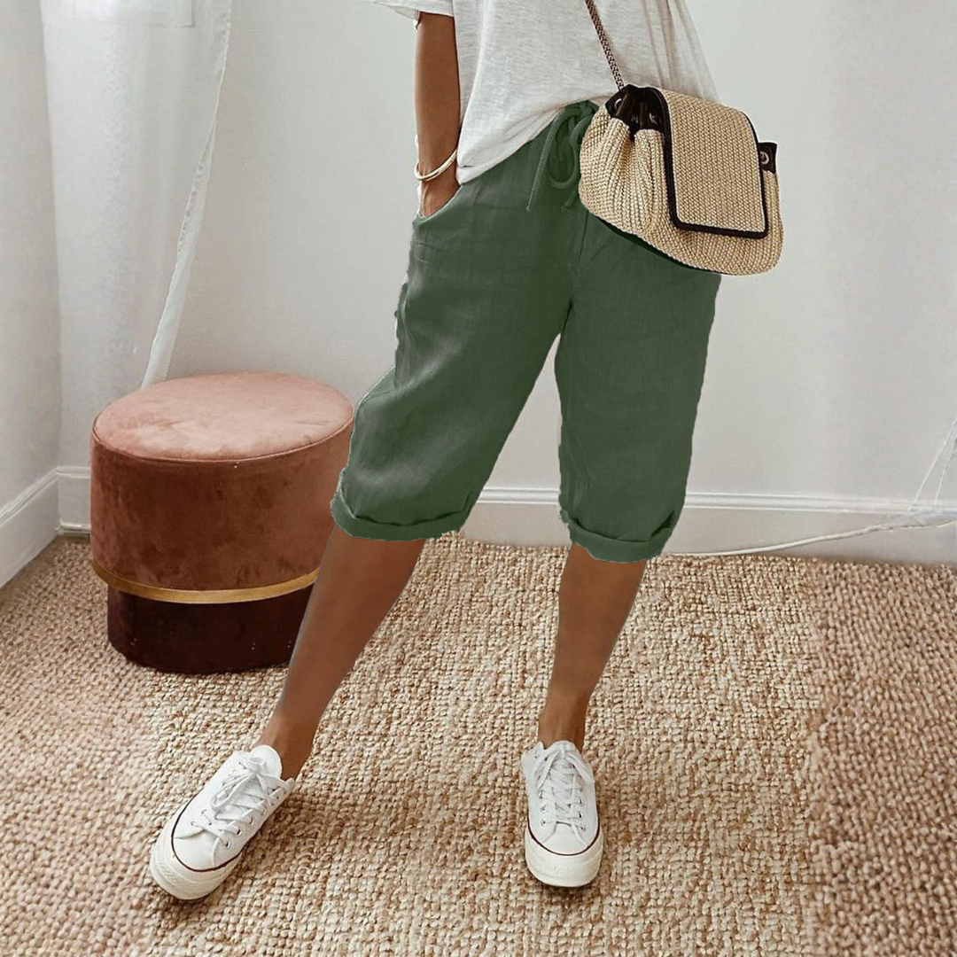 LUI™ – LIGHT COTTON-LINEN SHORTS