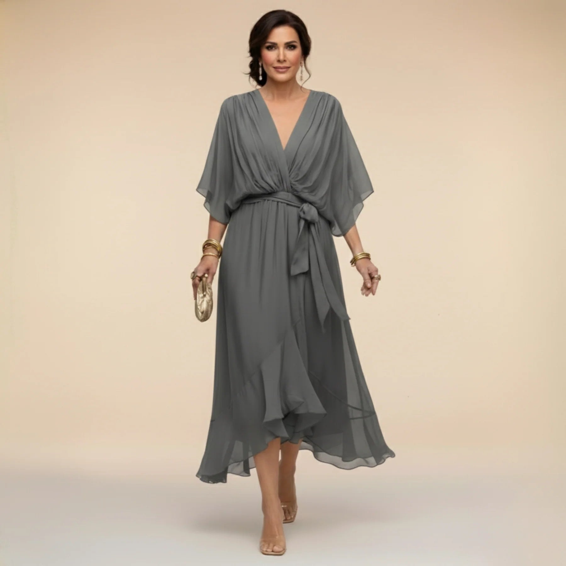 Monica | V-neck dress