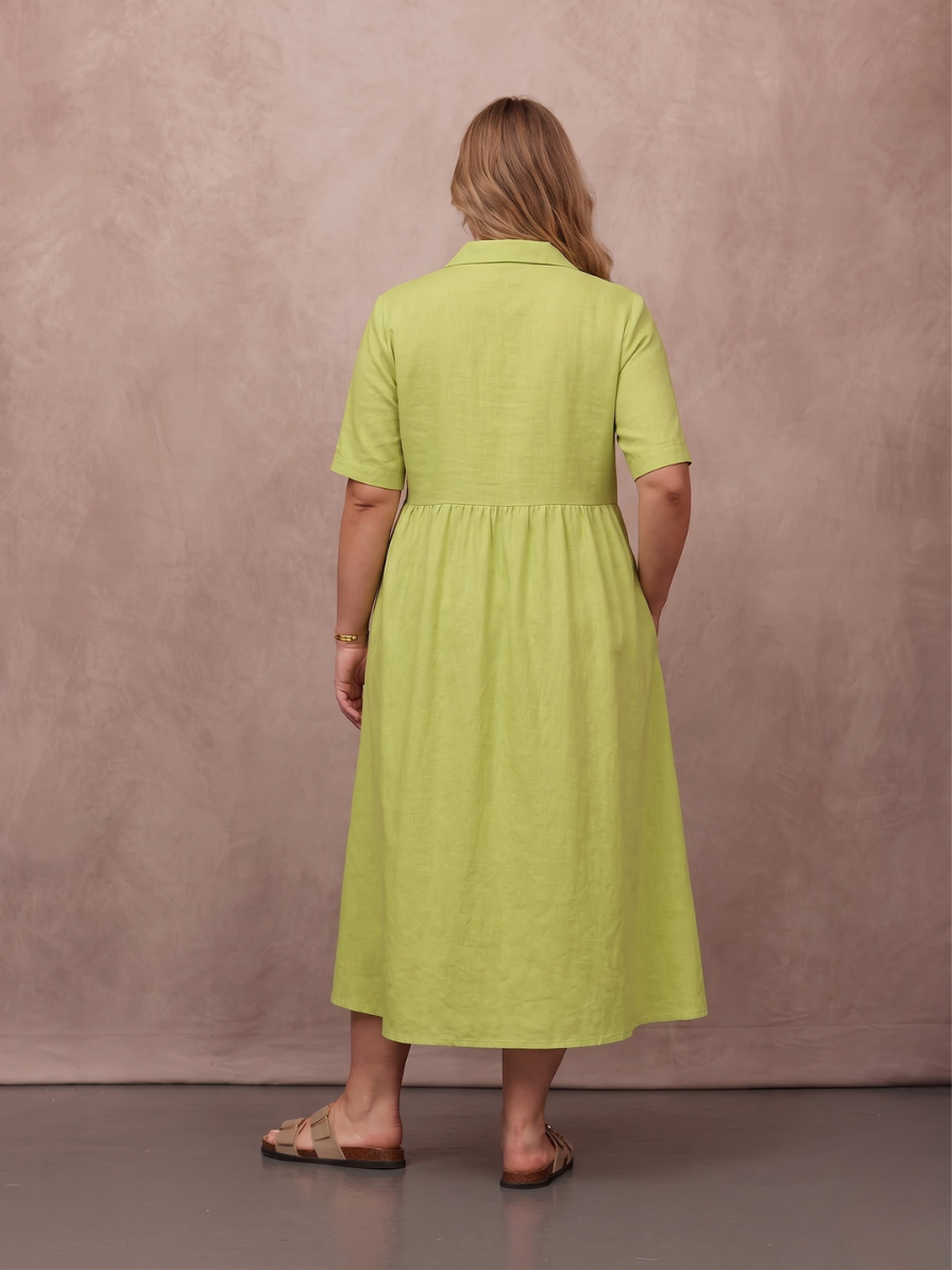 Rhiona Linen Shirt Dress