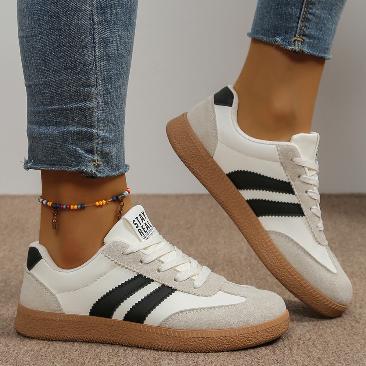 Isabelle™ | Stylish Orthopaedic Wedge Trainers