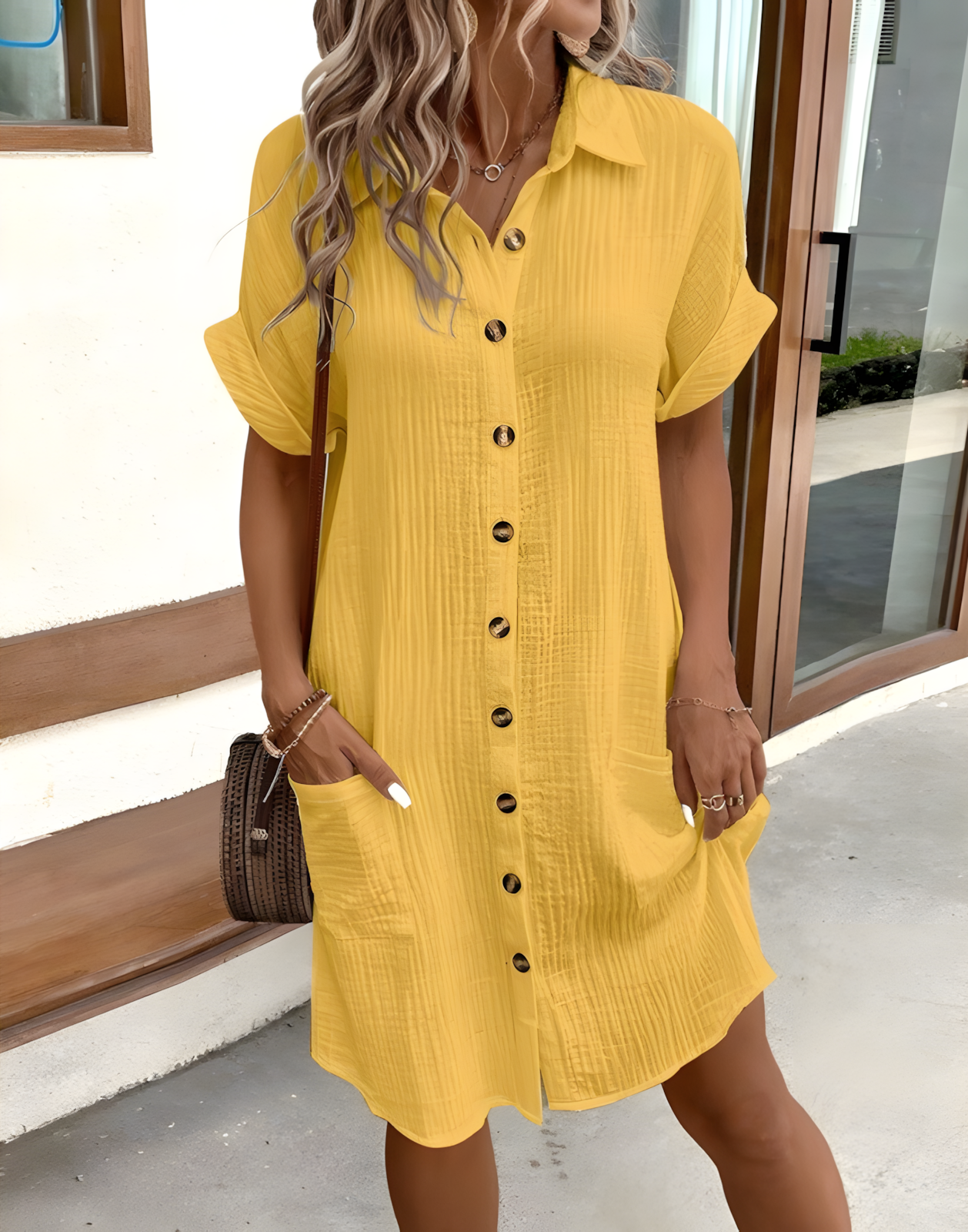 Mila | Casual Shirt Dress