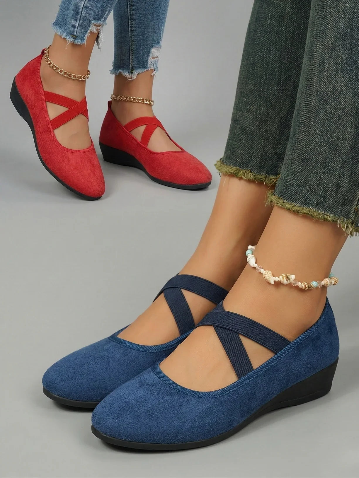 Madeleine | Closed and Comfortable Wedge Shoes