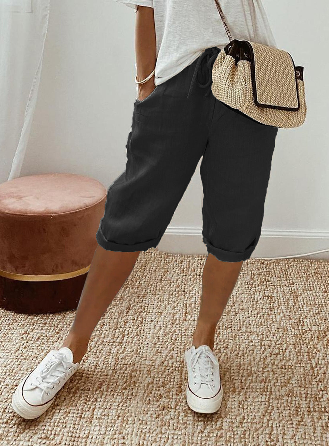 LUI™ – LIGHT COTTON-LINEN SHORTS