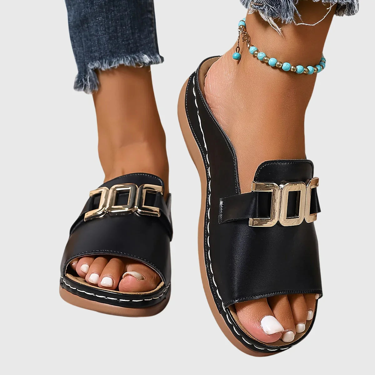 KATHRYN | COMFY BUCKLE SANDALS