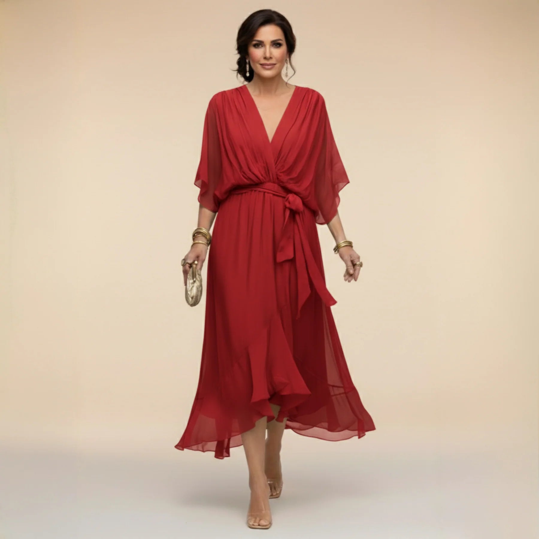 Monica | V-neck dress