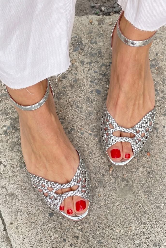 Isadora™ | Gold Braided Sandals