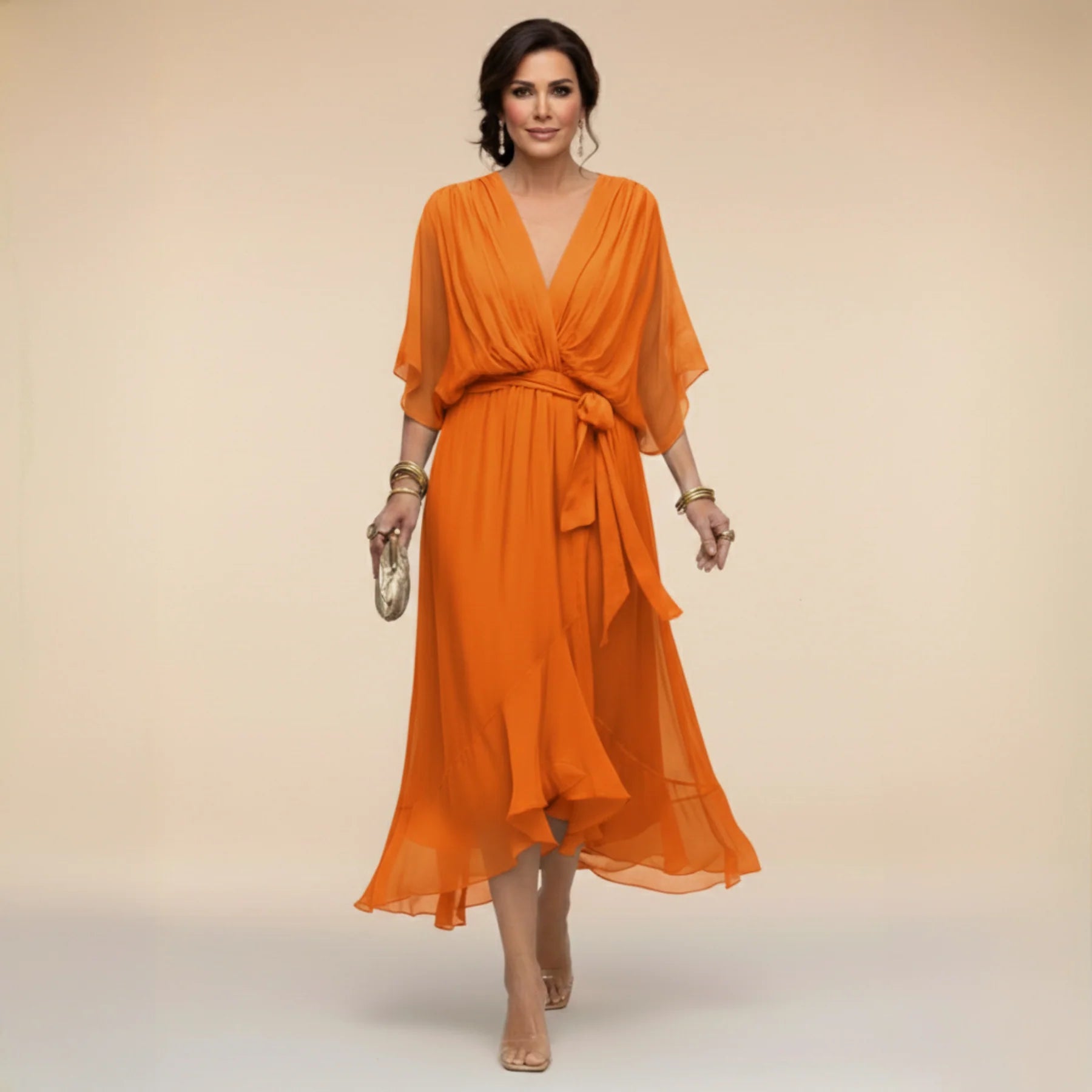 Monica | V-neck dress