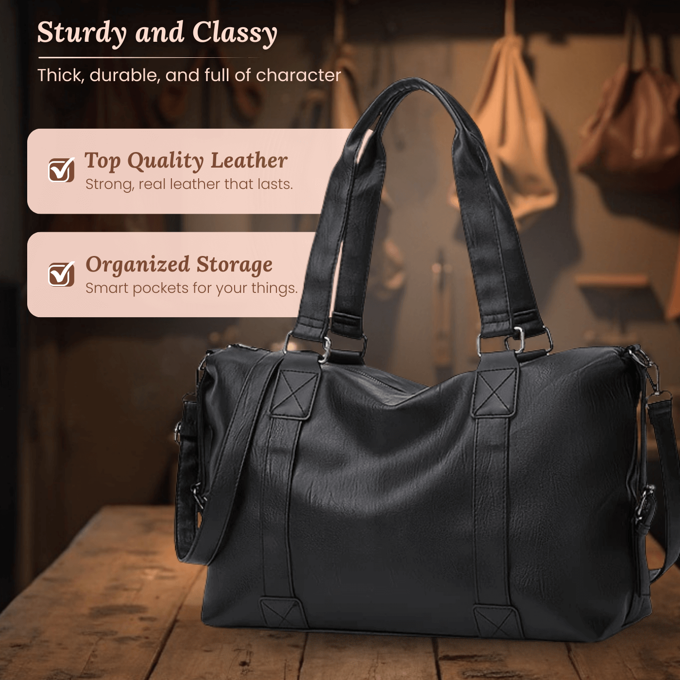 Antonia's Travel Satchel | Crossbody Bag