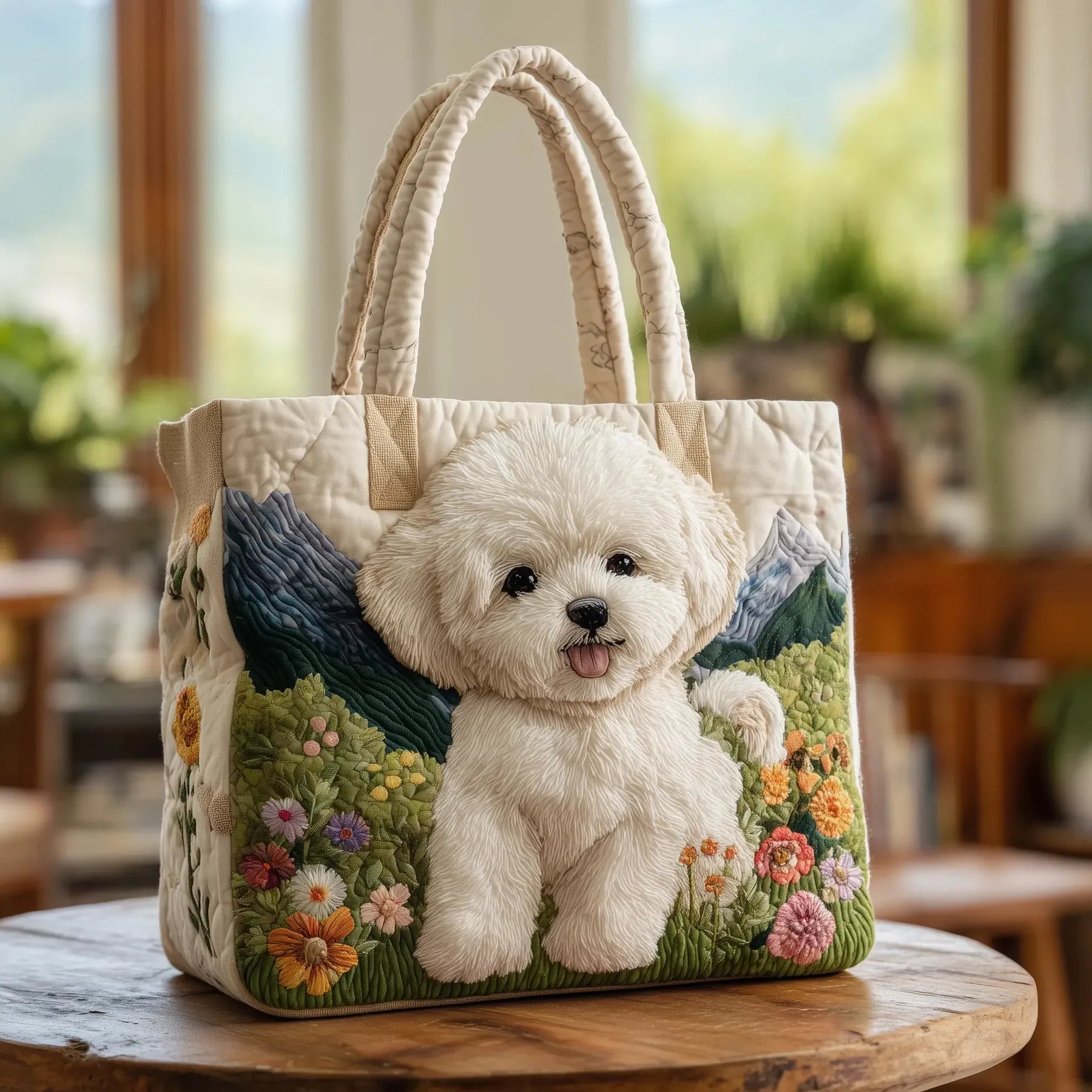 Charming Padded Dog Tote