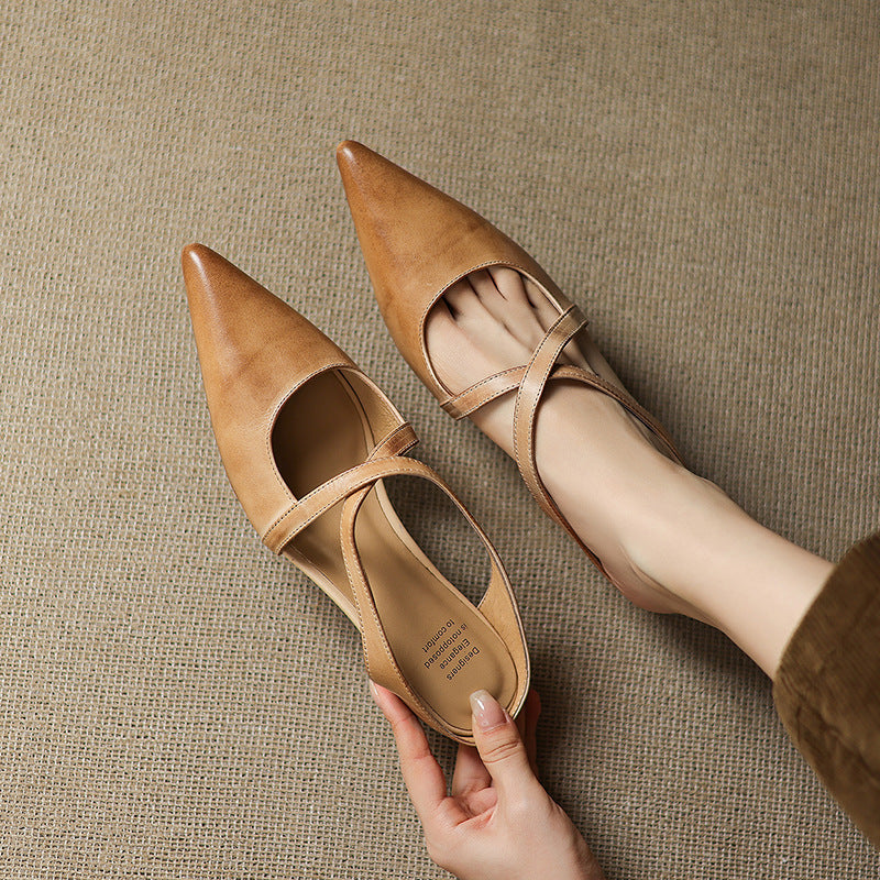Eryne Leather Mules