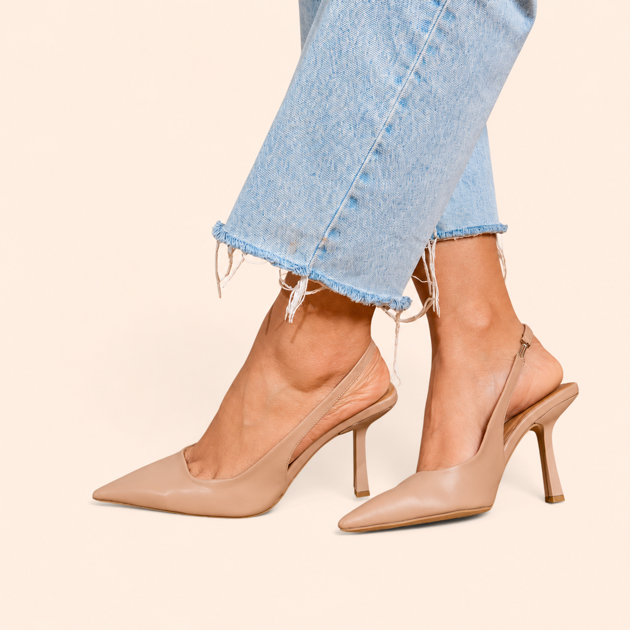 Bella - Orthopedic Slingback Heels