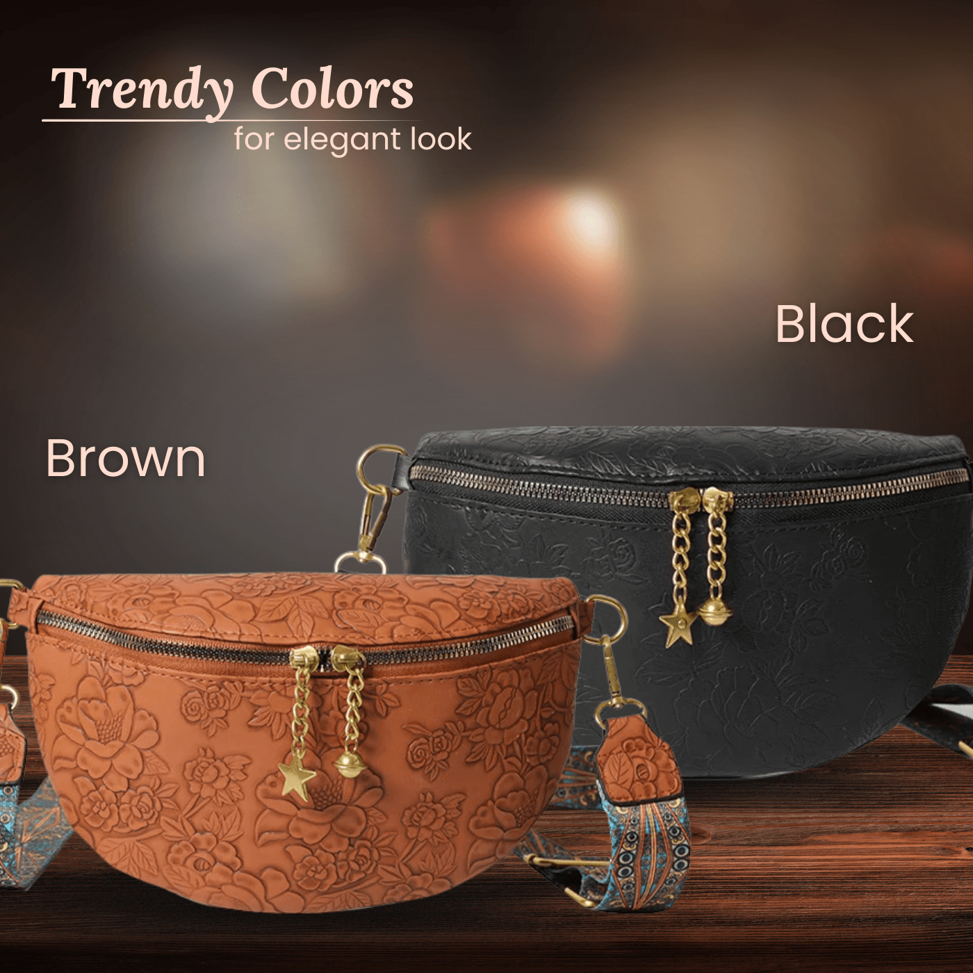 Filomena's Embossed Charm | Crossbody Bag