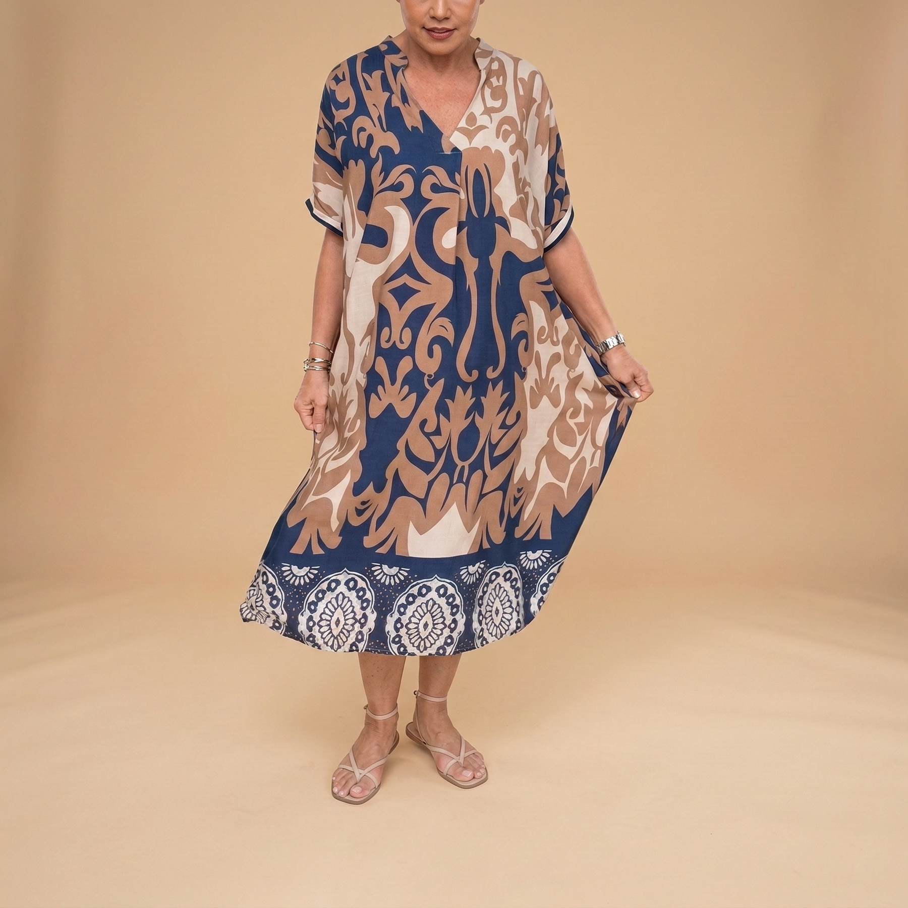 Amelia | Boho Belly Coverage Dress