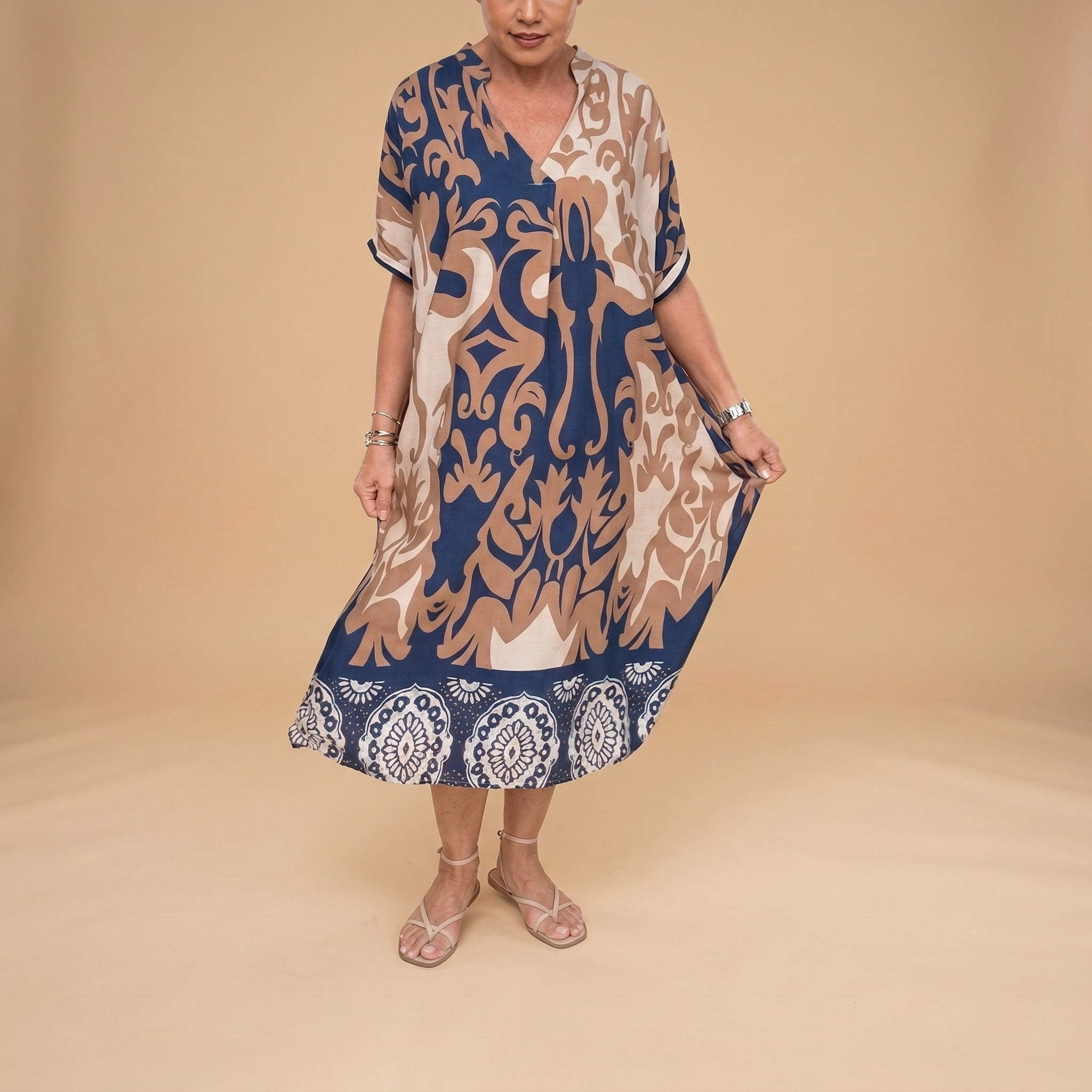 Amelia | Boho Belly Coverage Dress