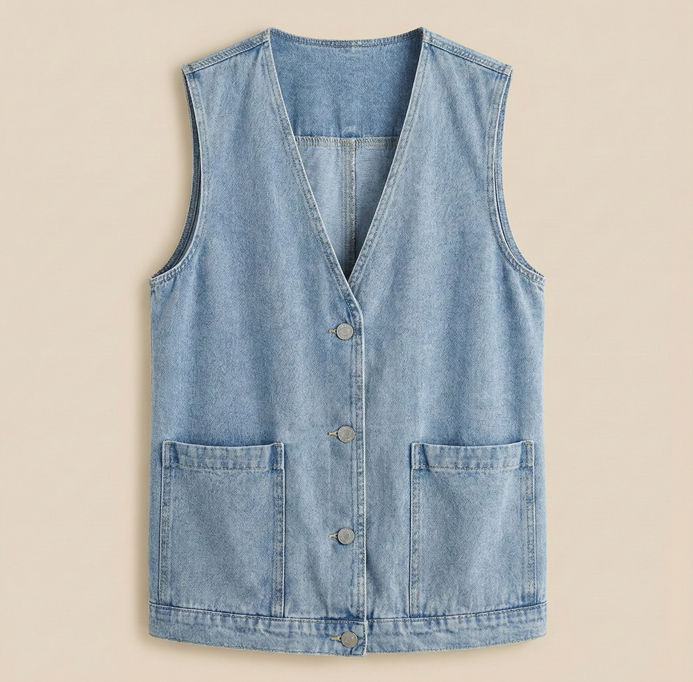 The Downtown Denim Vest