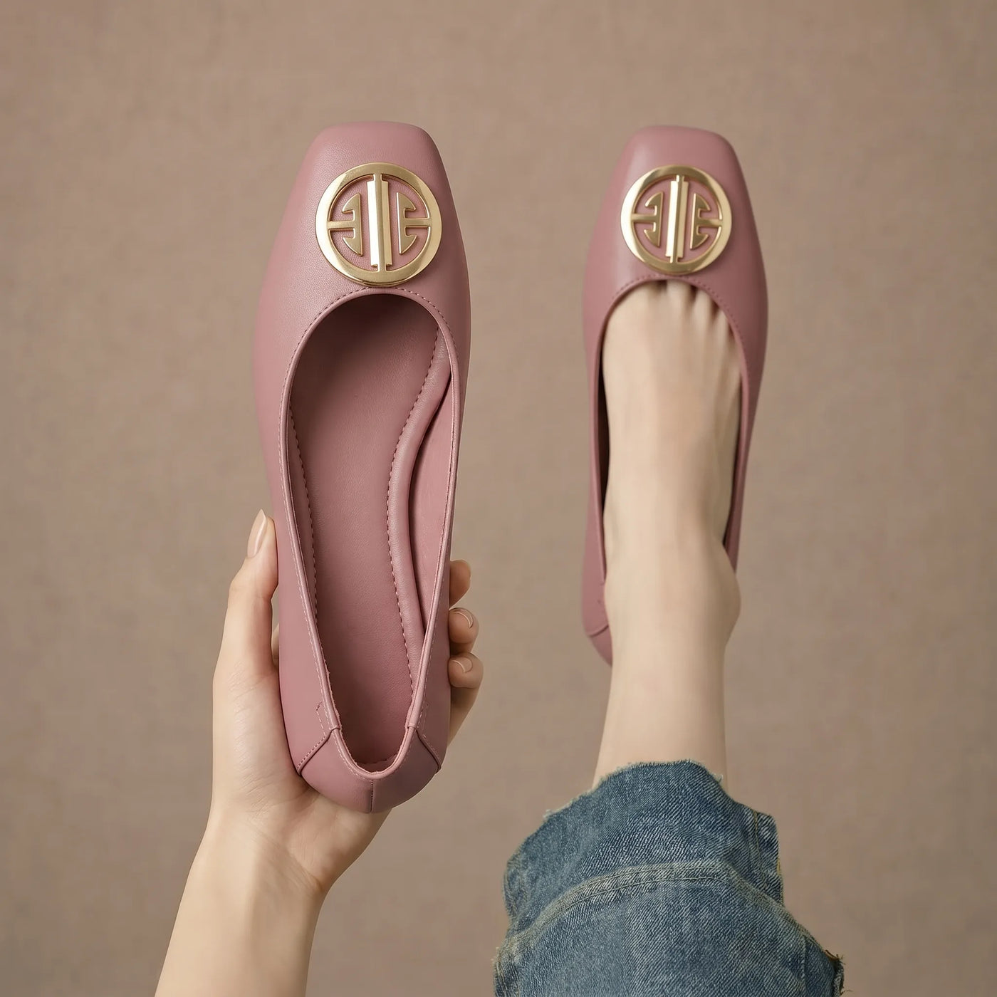 Orchard Leather Flats