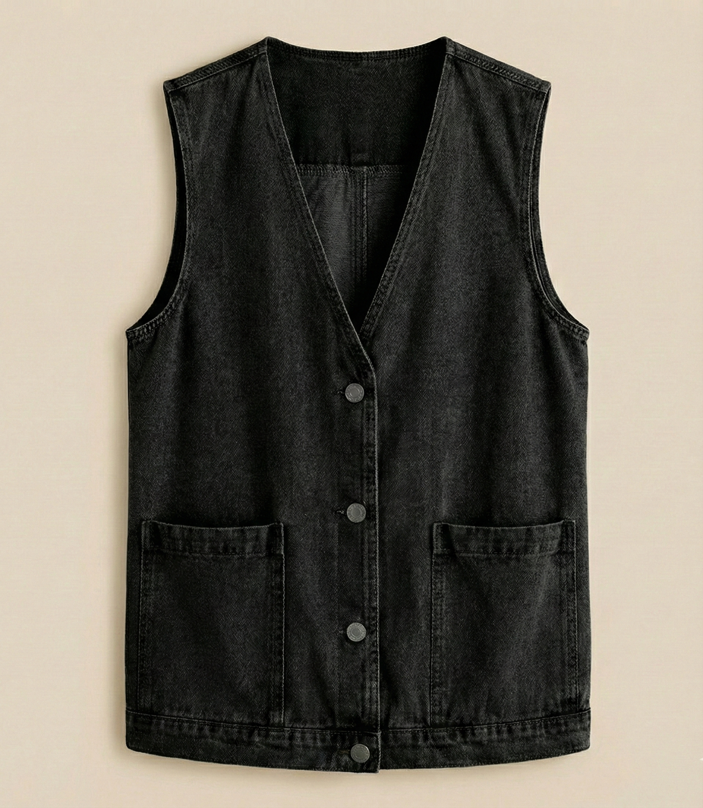 The Downtown Denim Vest