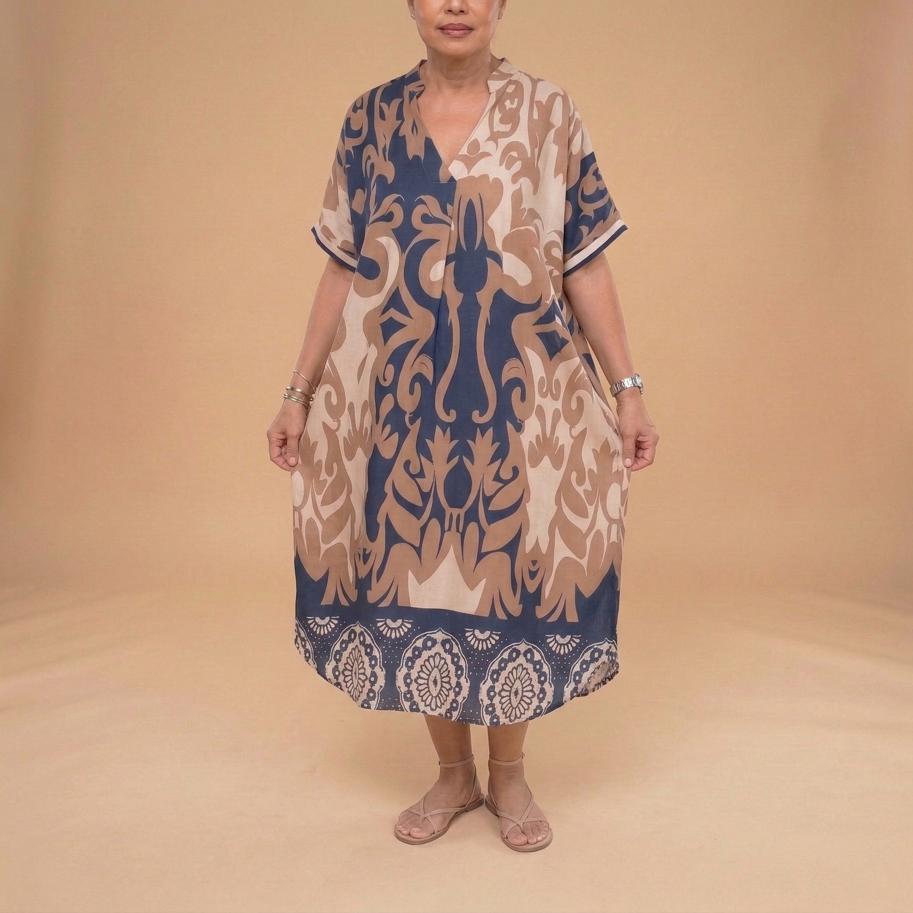 Amelia | Boho Belly Coverage Dress