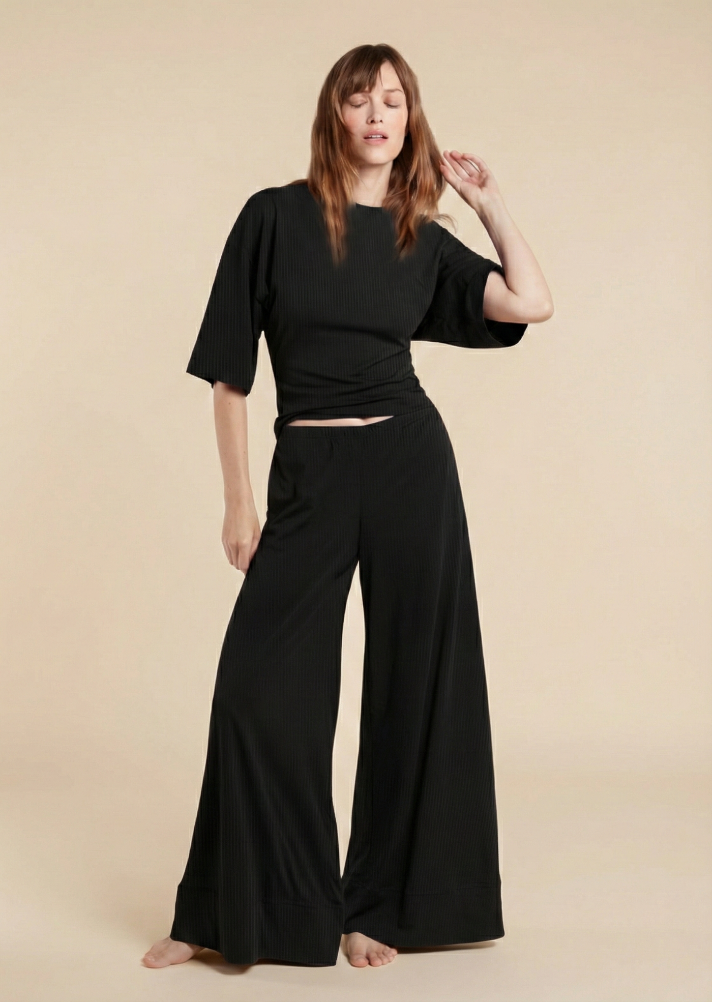 The Willow Ribbed Top & Bottom Set