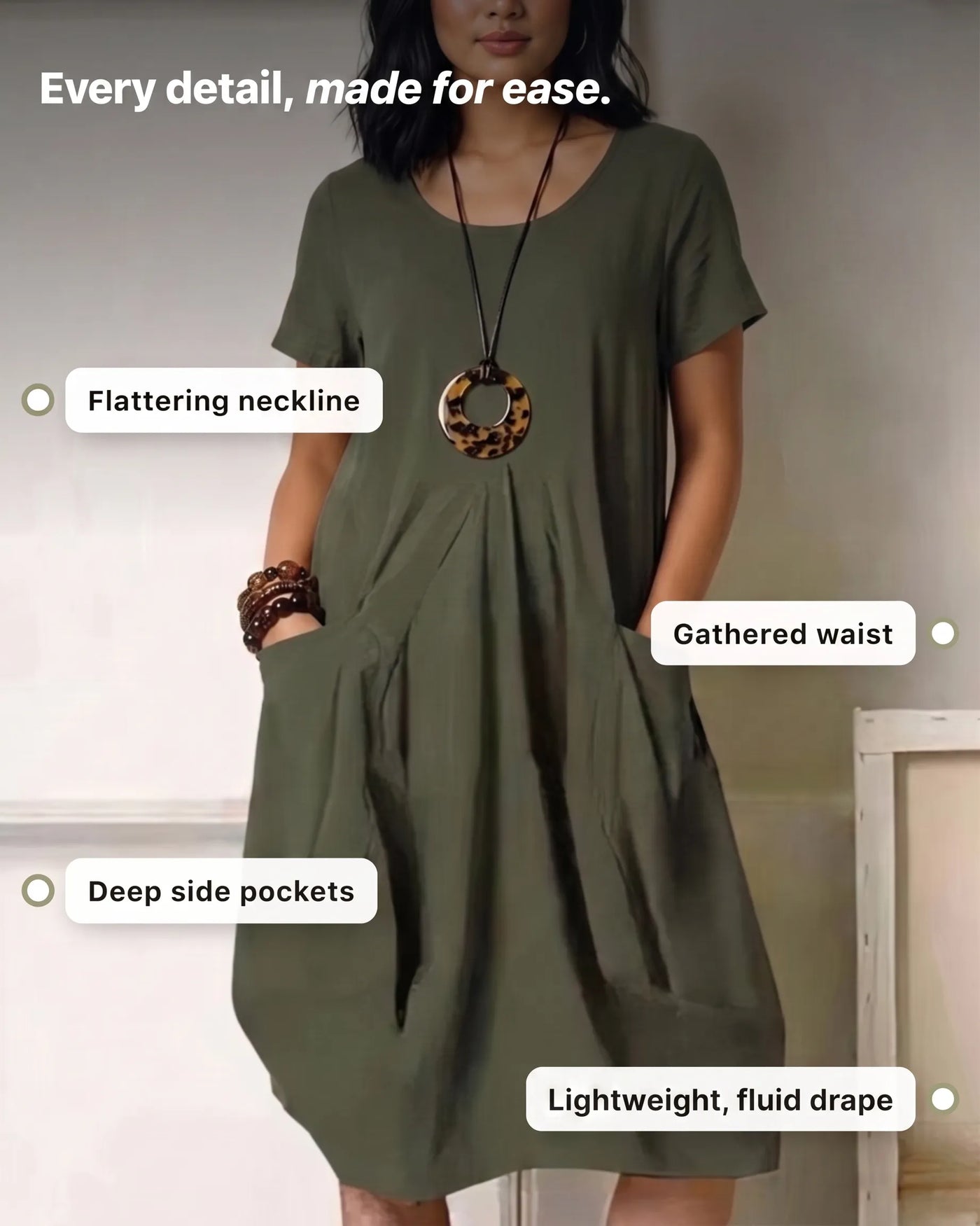 Kwani | Easy Casual Flow Dress
