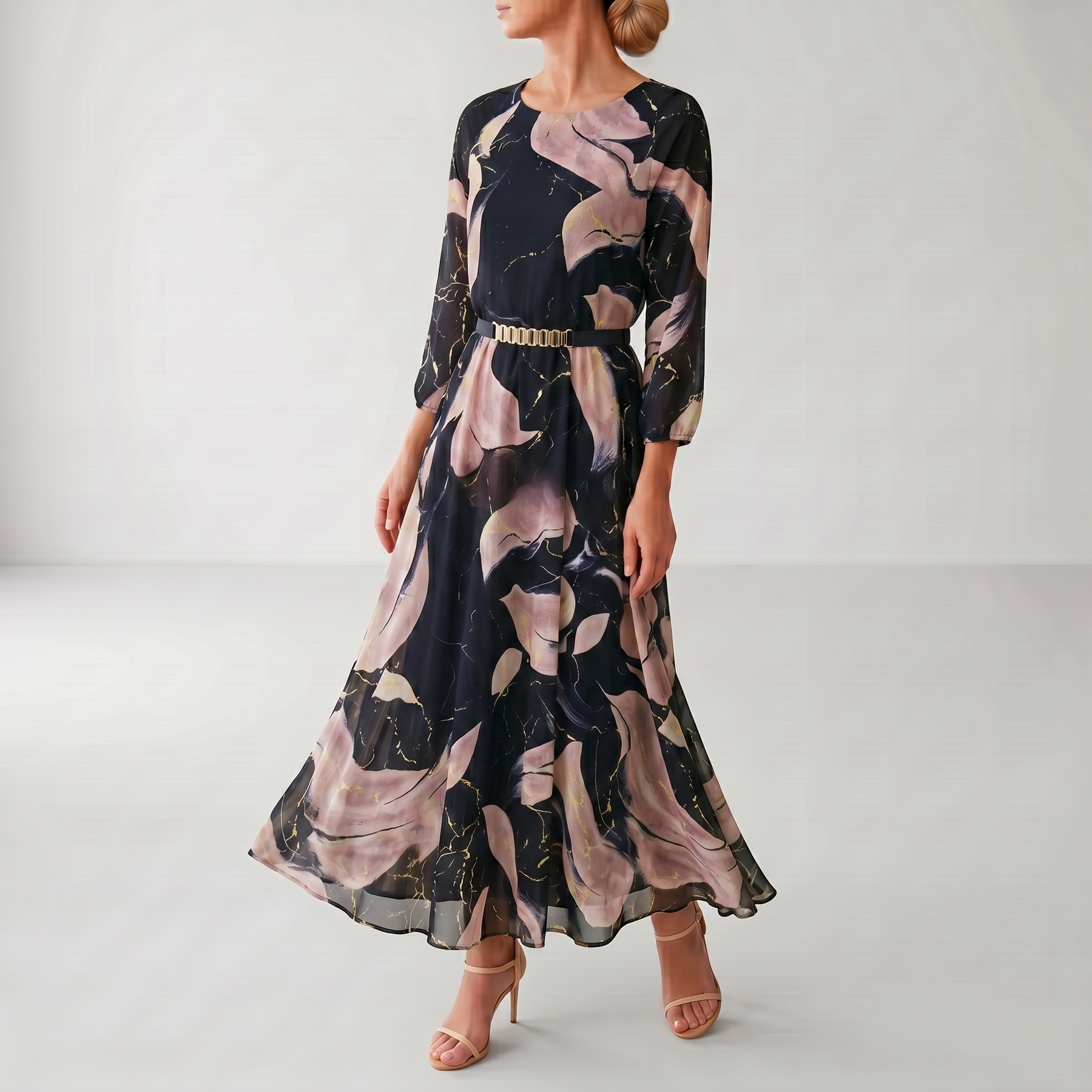 Celine A-Line Maxi Dress