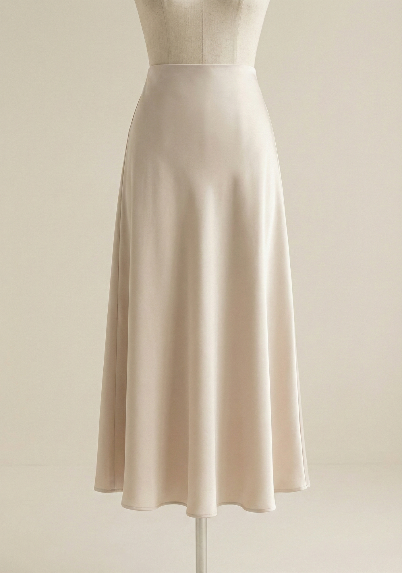 The Luna Silk-Touch Skirt