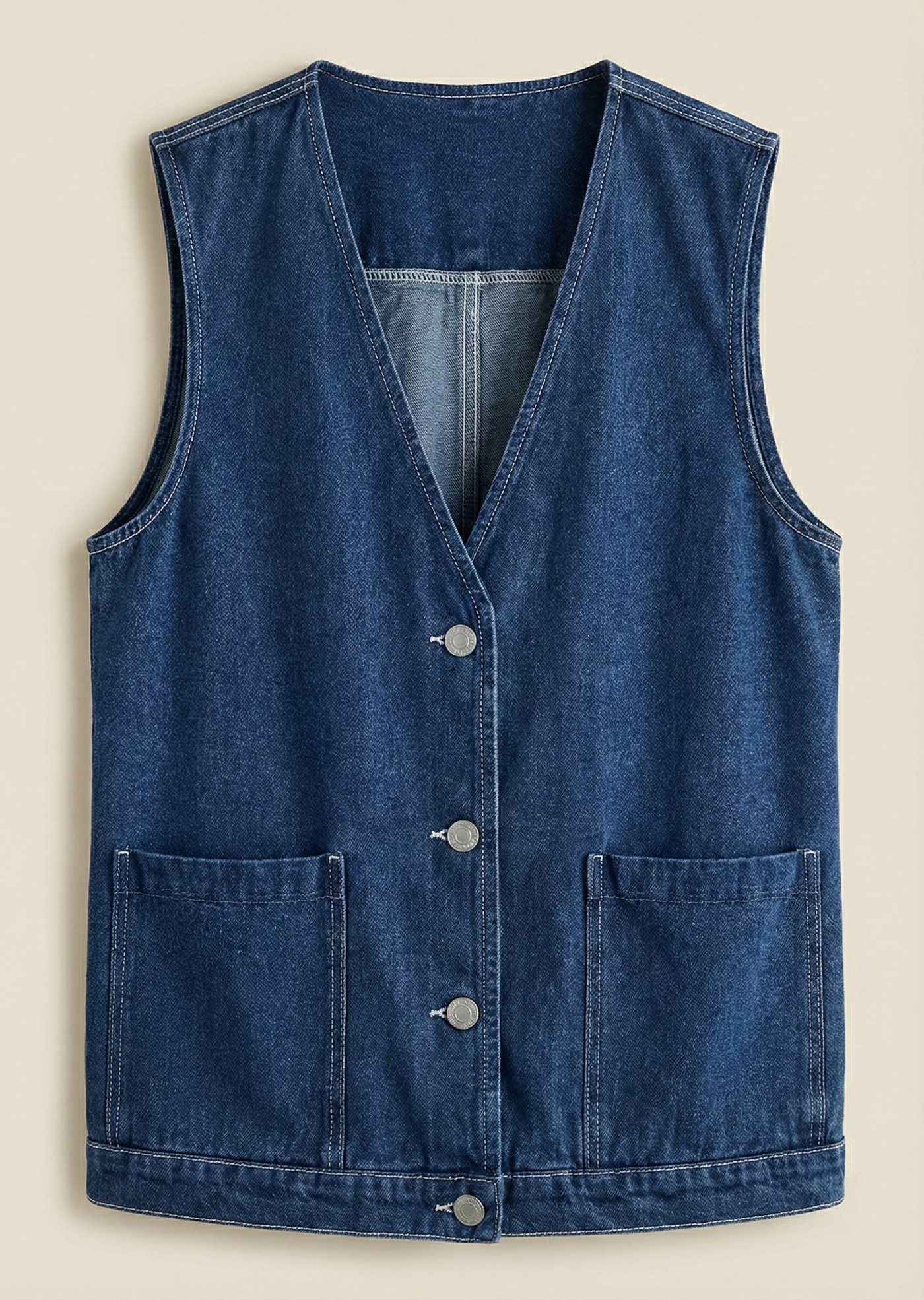 The Downtown Denim Vest