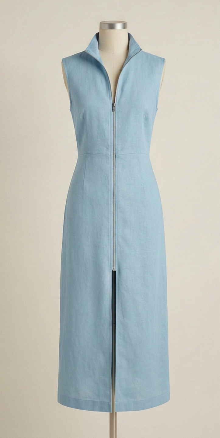The Riviera Zip-Front Maxi