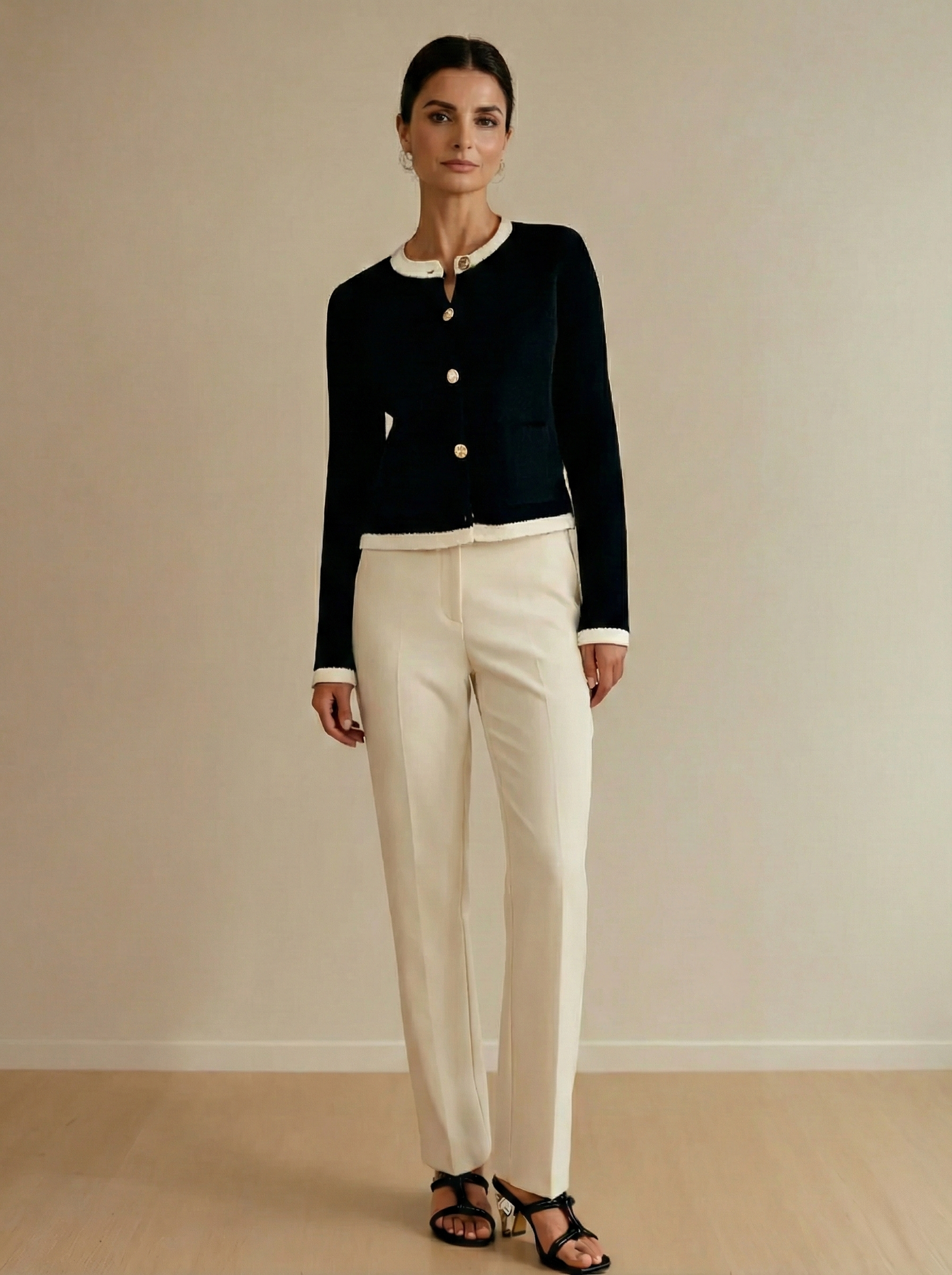 Oldmoney Style Buttoned Knit Cardigan