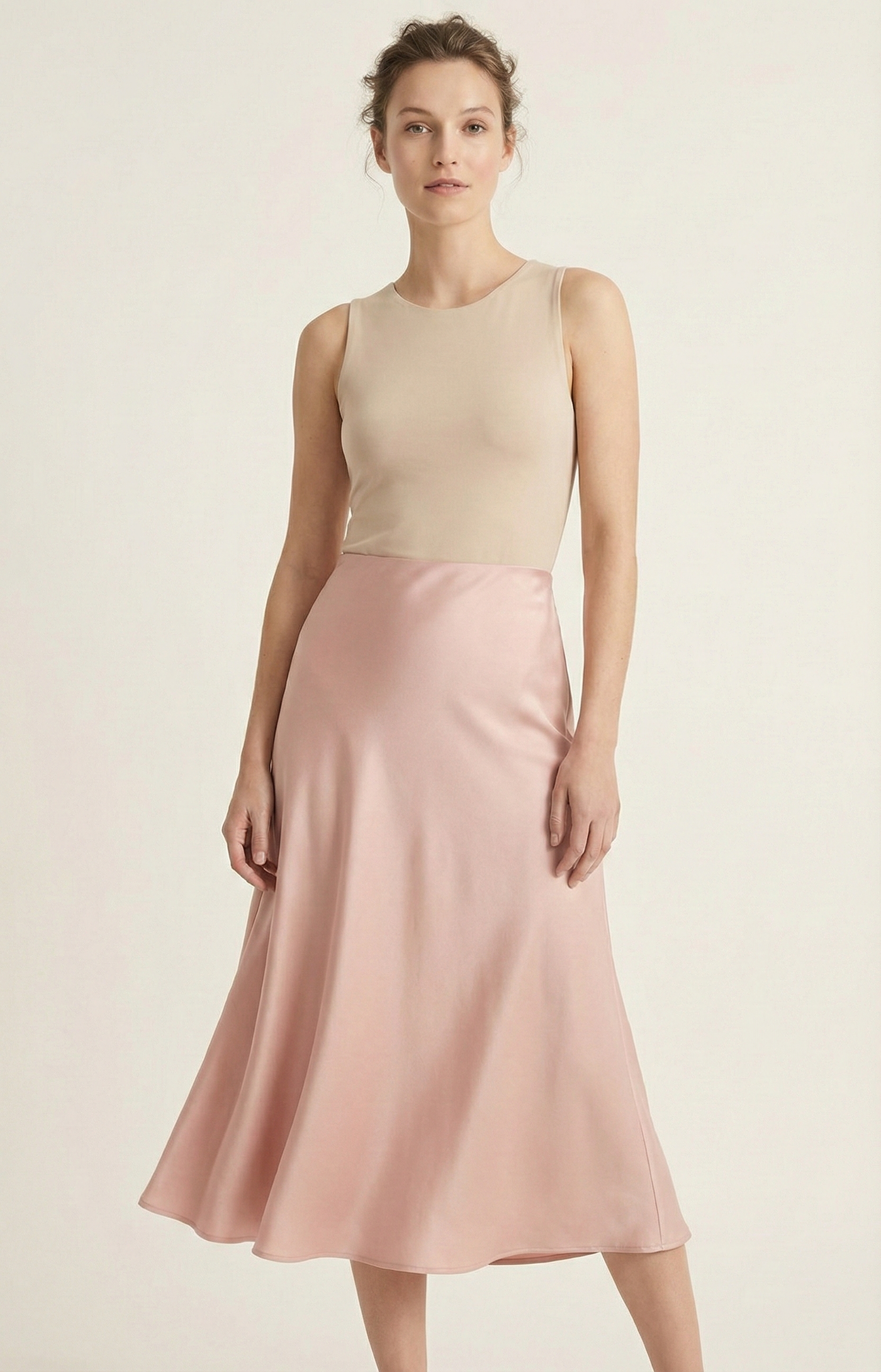 The Luna Silk-Touch Skirt