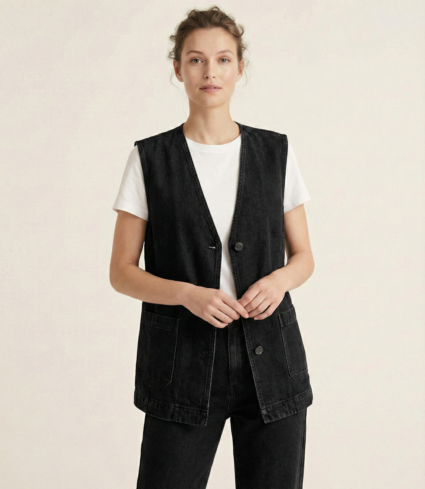 The Downtown Denim Vest
