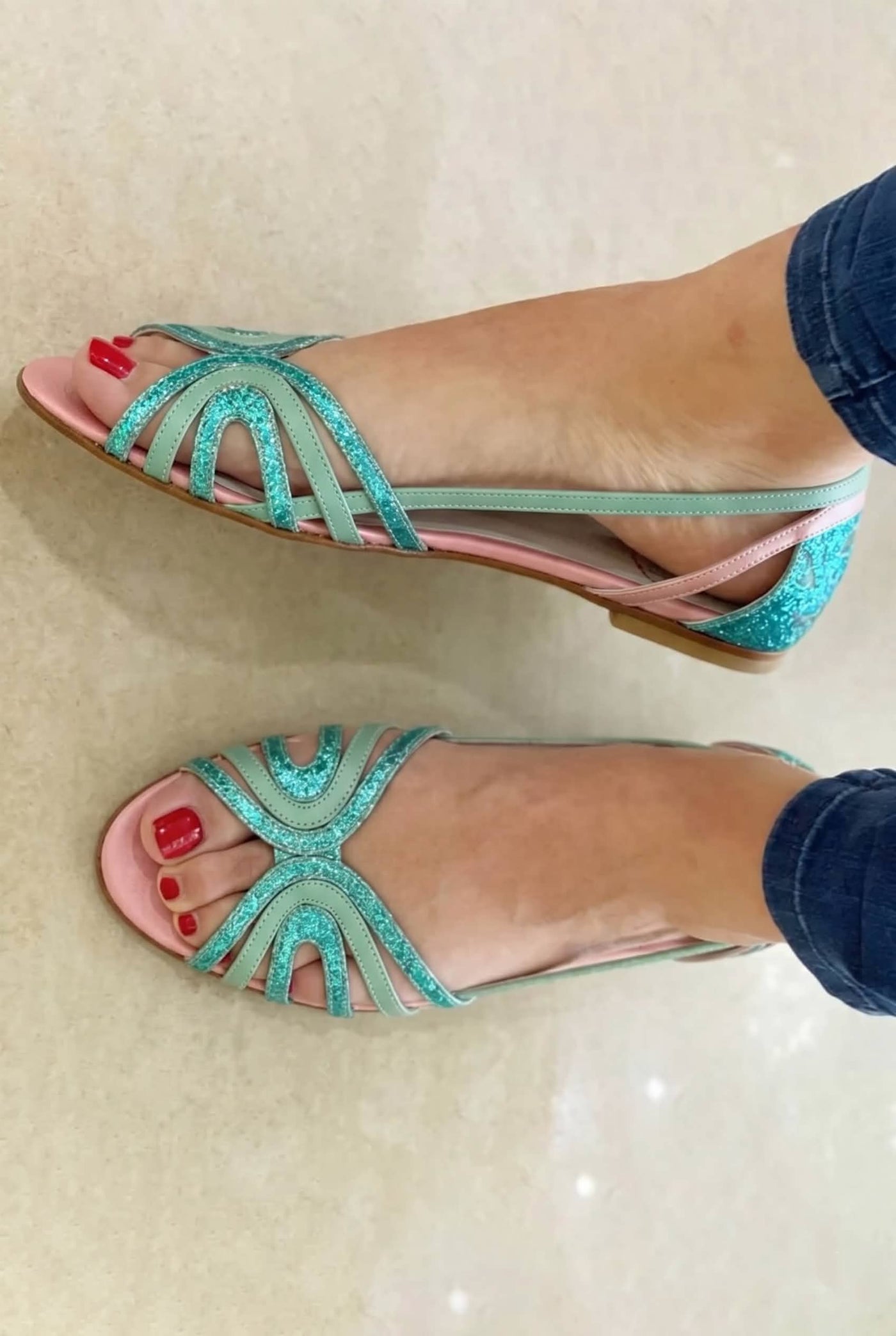 Éléonore™ | Summer Light Gold Sandals