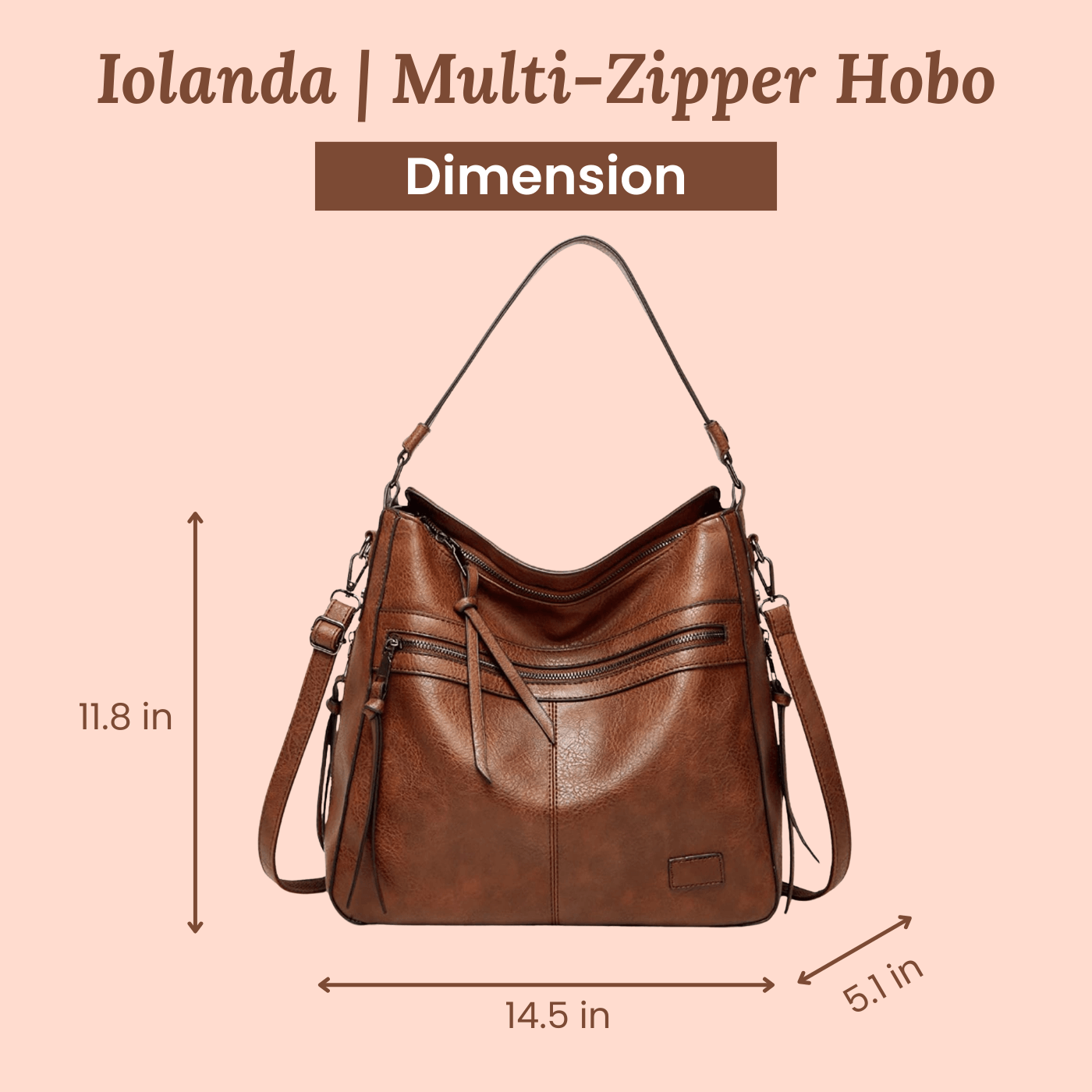 Serena's Zip Carry | Shoulder Bag