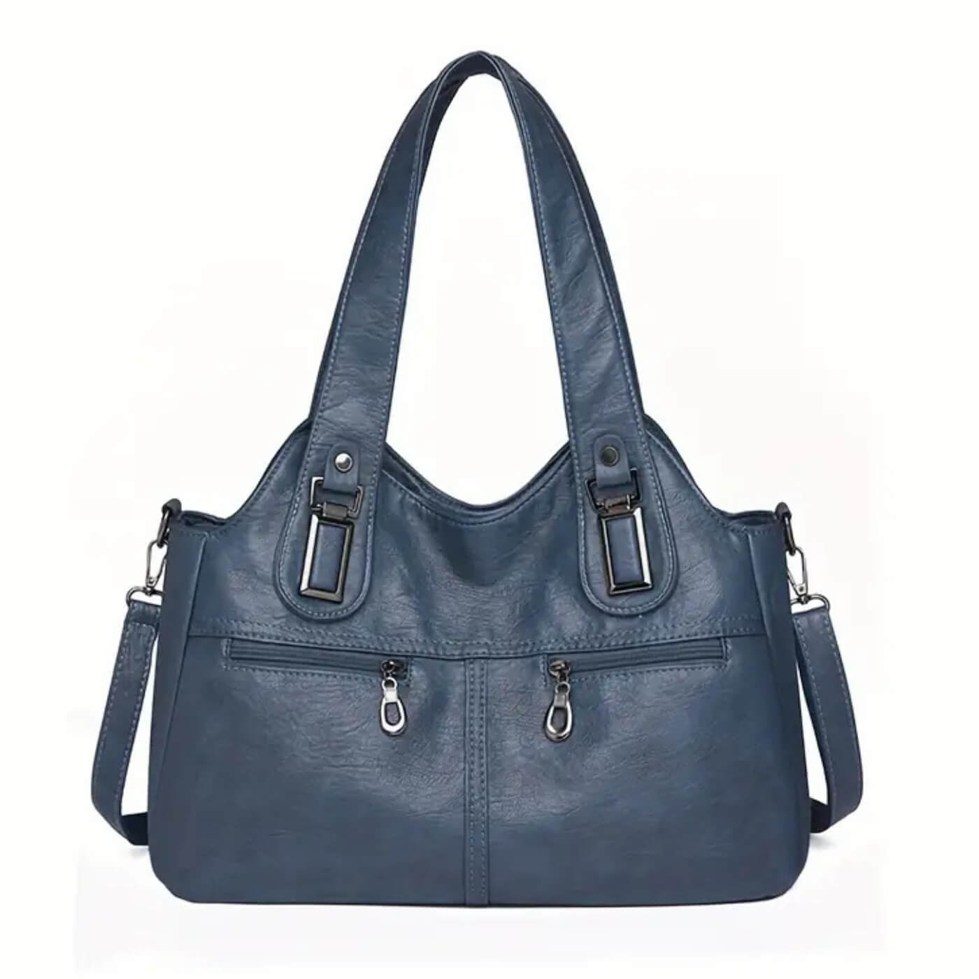 Flavia's Dual-Zip | Shoulder Bag